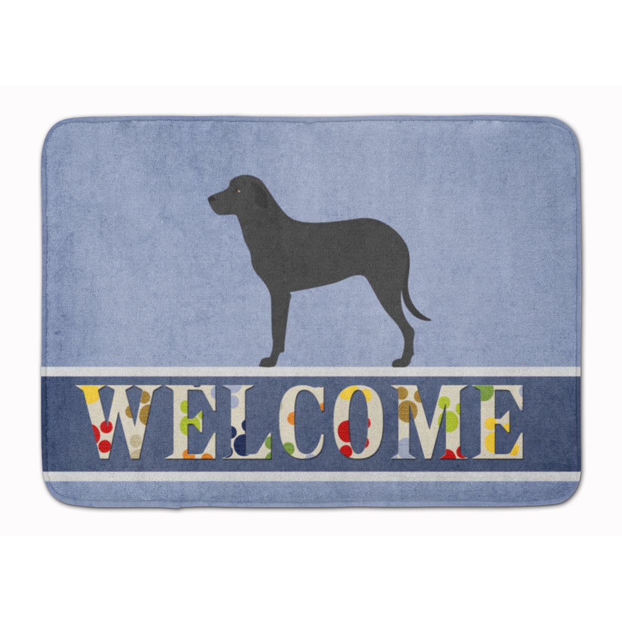BB8346RUG Majorca Shepherd Dog Machine Washable Memory Foam Mat