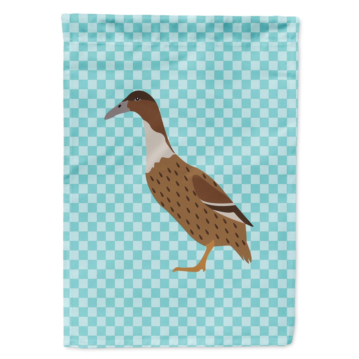Dutch Hook Bill Duck Blue Check Flag Garden Size