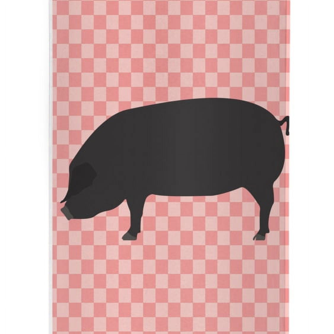 Devon Large Black Pig Pink Check Michelob Ultra Hugger for Slim Cans - Pink Check