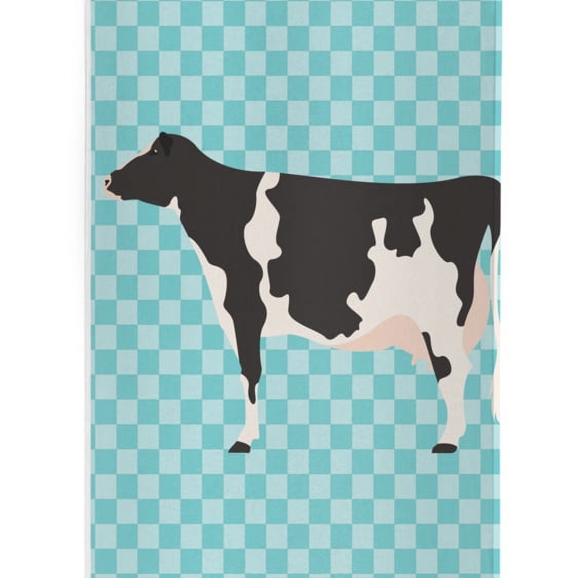 Holstein Cow Blue Check Michelob Ultra Hugger for Slim Cans