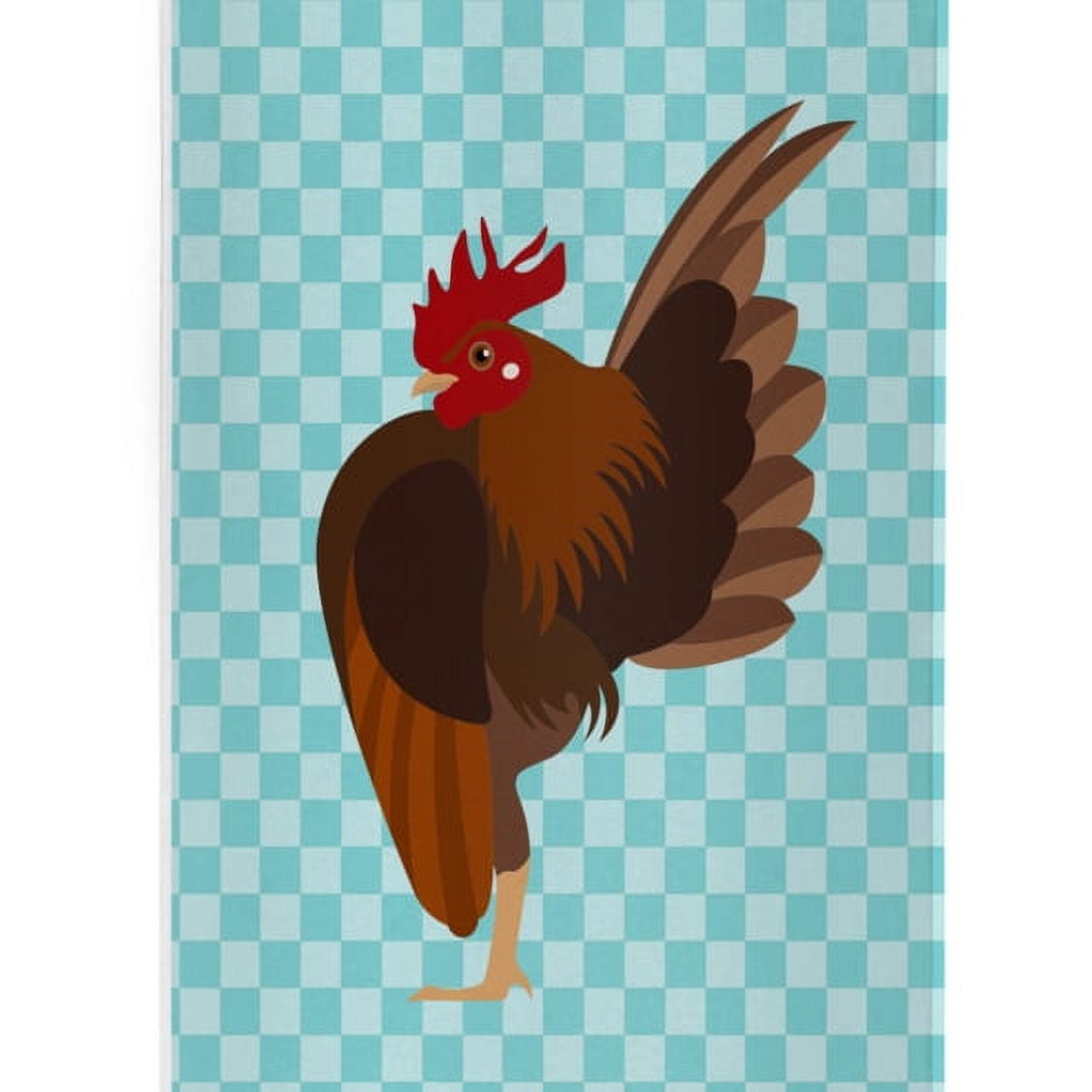 Malaysian Serama Chicken Blue Check Michelob Ultra Hugger for Slim Cans