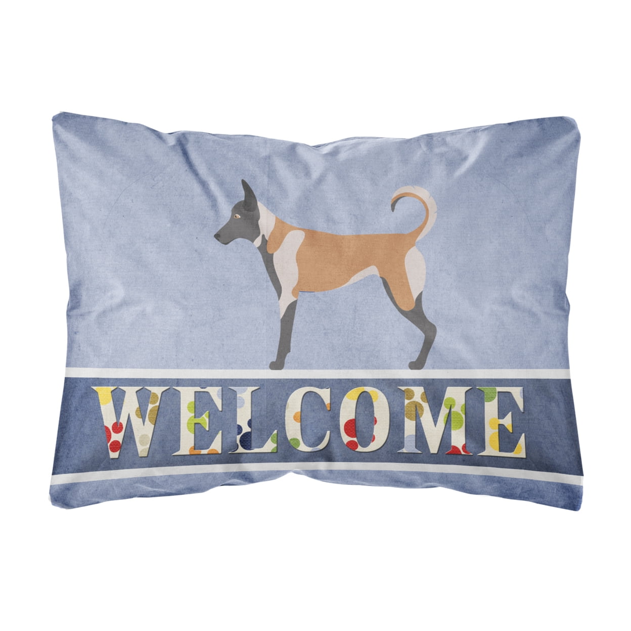 Malinois Welcome Canvas Fabric Decorative Pillow