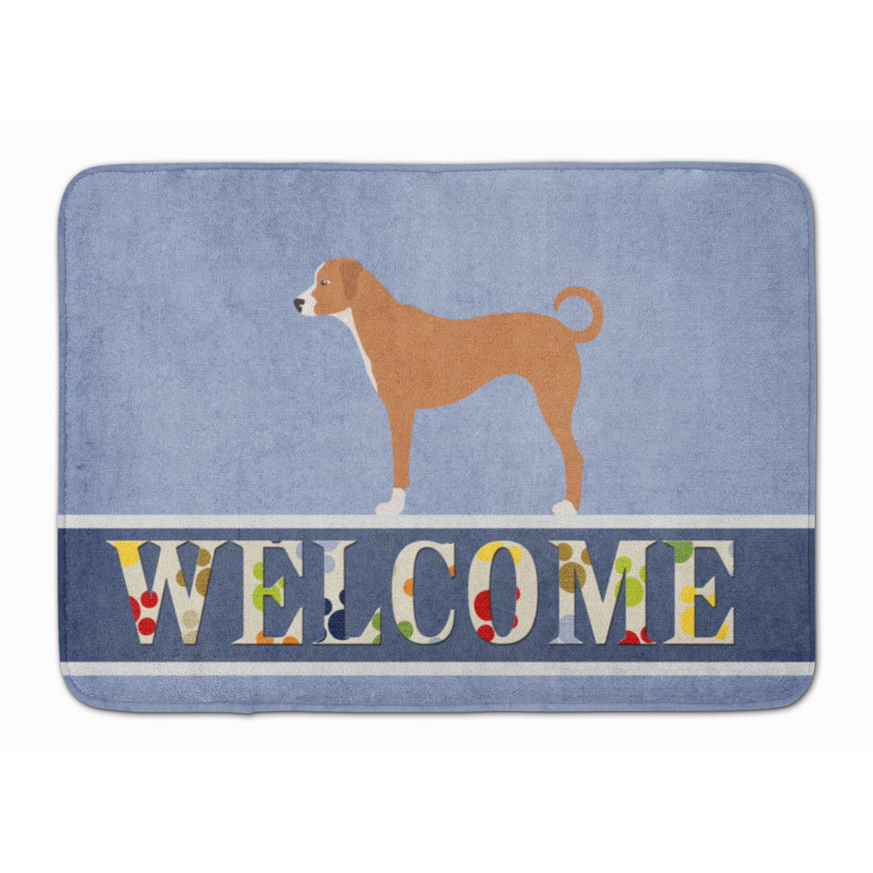 BB8290RUG Australian Pinscher Welcome Machine Washable Memory Foam Mat