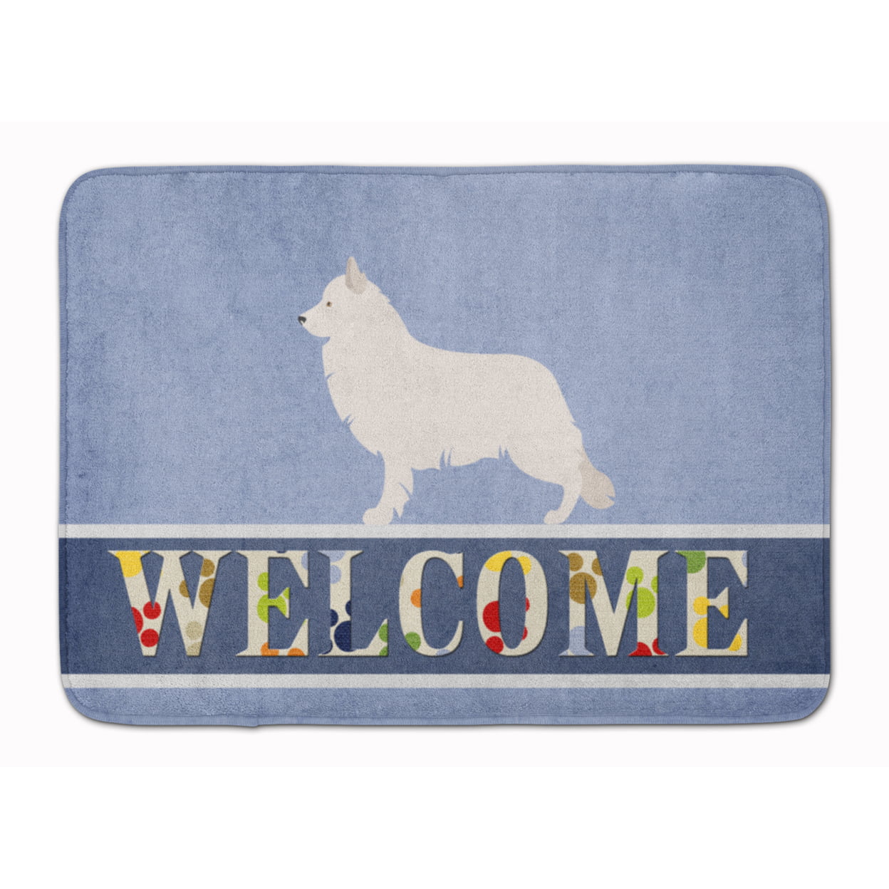 BB8292RUG Berger Blanc Suisse Welcome Machine Washable Memory Foam Mat