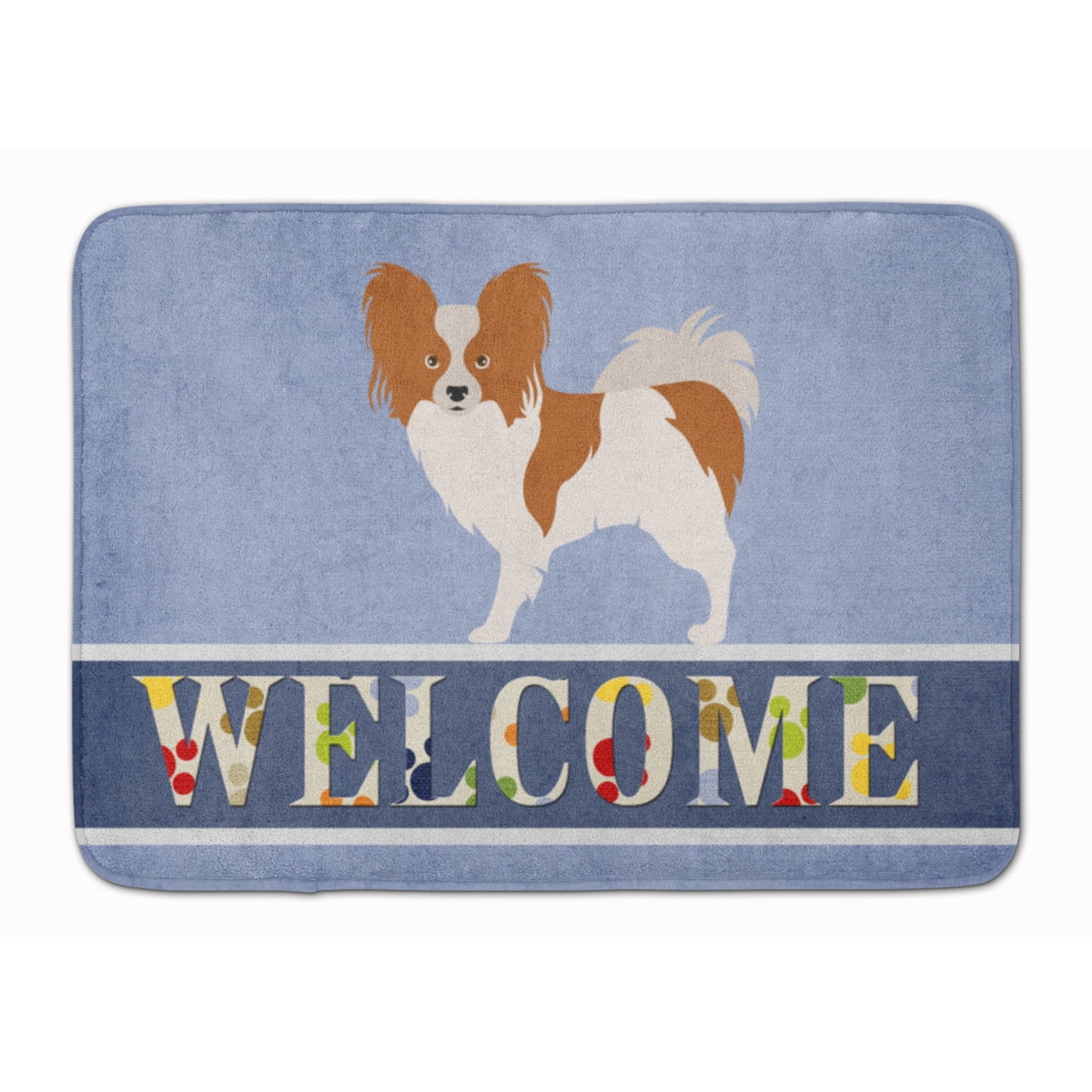 BB8310RUG Papillon Welcome Machine Washable Memory Foam Mat
