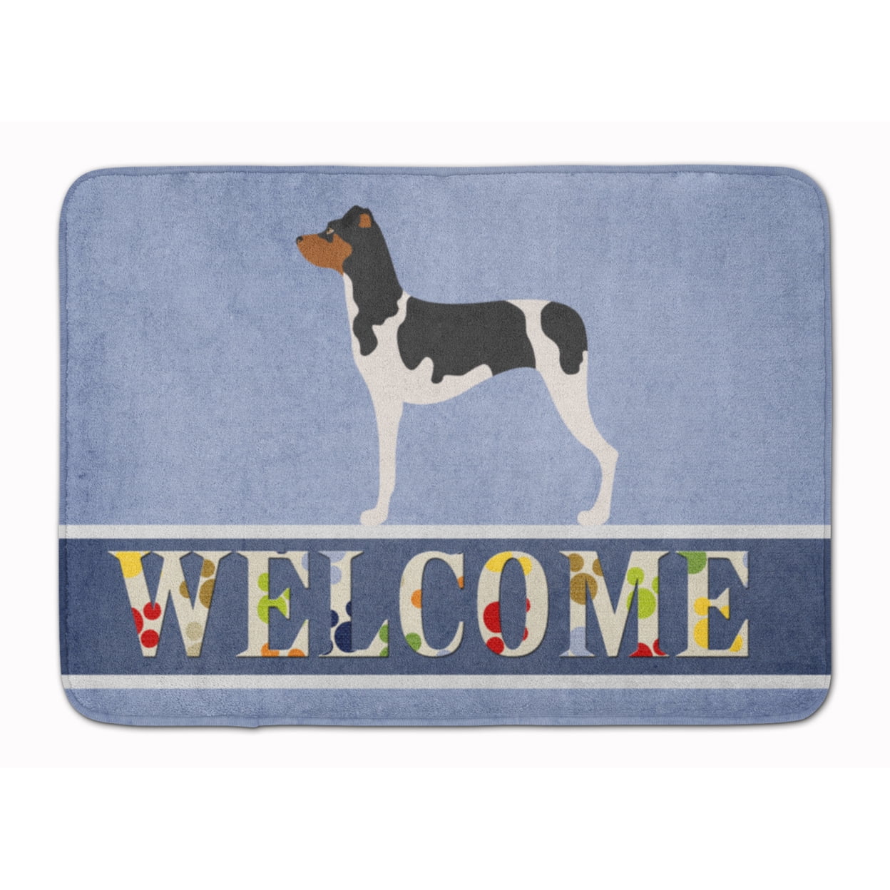 BB8315RUG Brazilian Terrier Welcome Machine Washable Memory Foam Mat