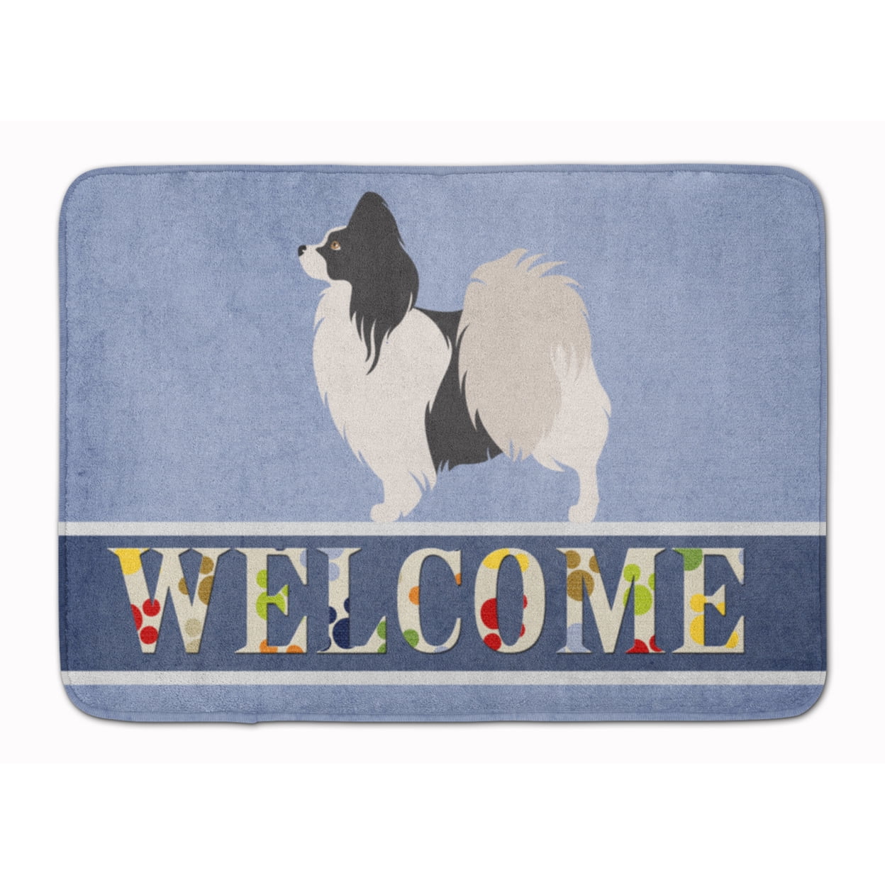 BB8322RUG Papillon Welcome Machine Washable Memory Foam Mat