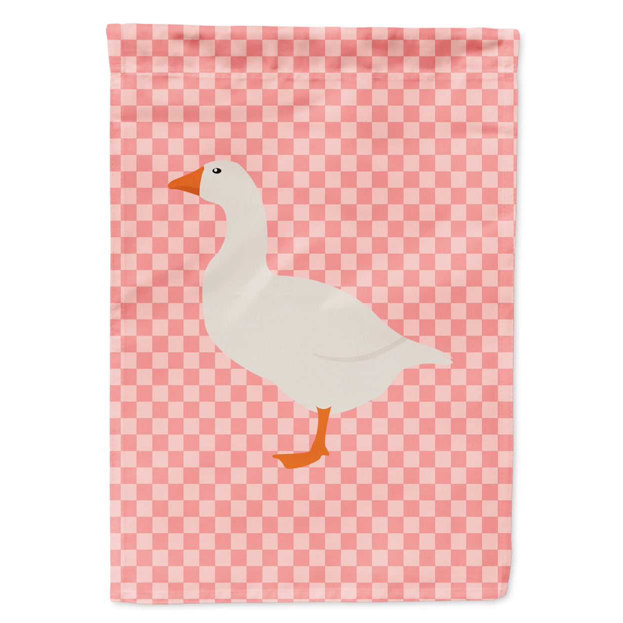 Shire Horse Pink Check Garden Flag