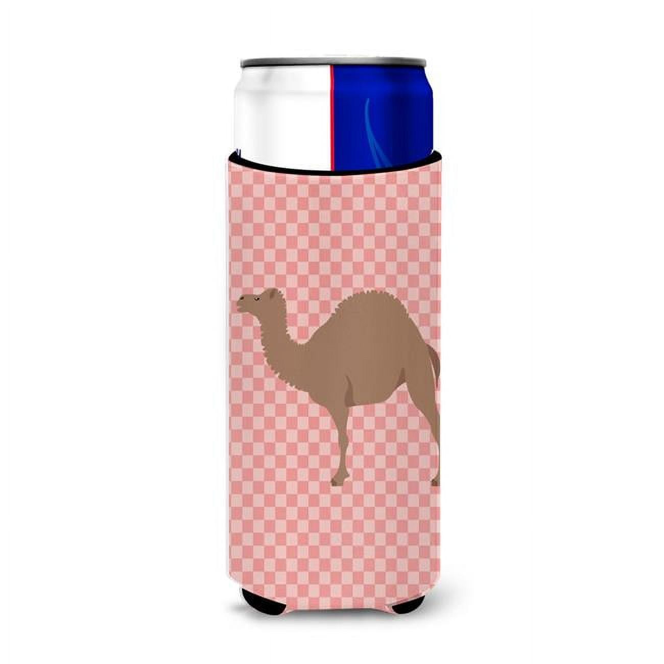 F1 Hybrid Camel Pink Check Michelob Ultra Hugger for Slim Cans