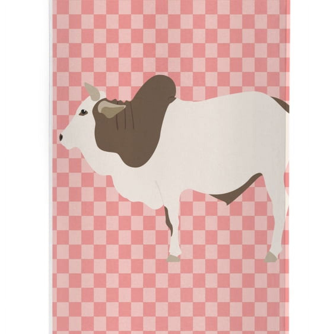 Malvi Cow Pink Check Michelob Ultra Hugger for Slim Cans