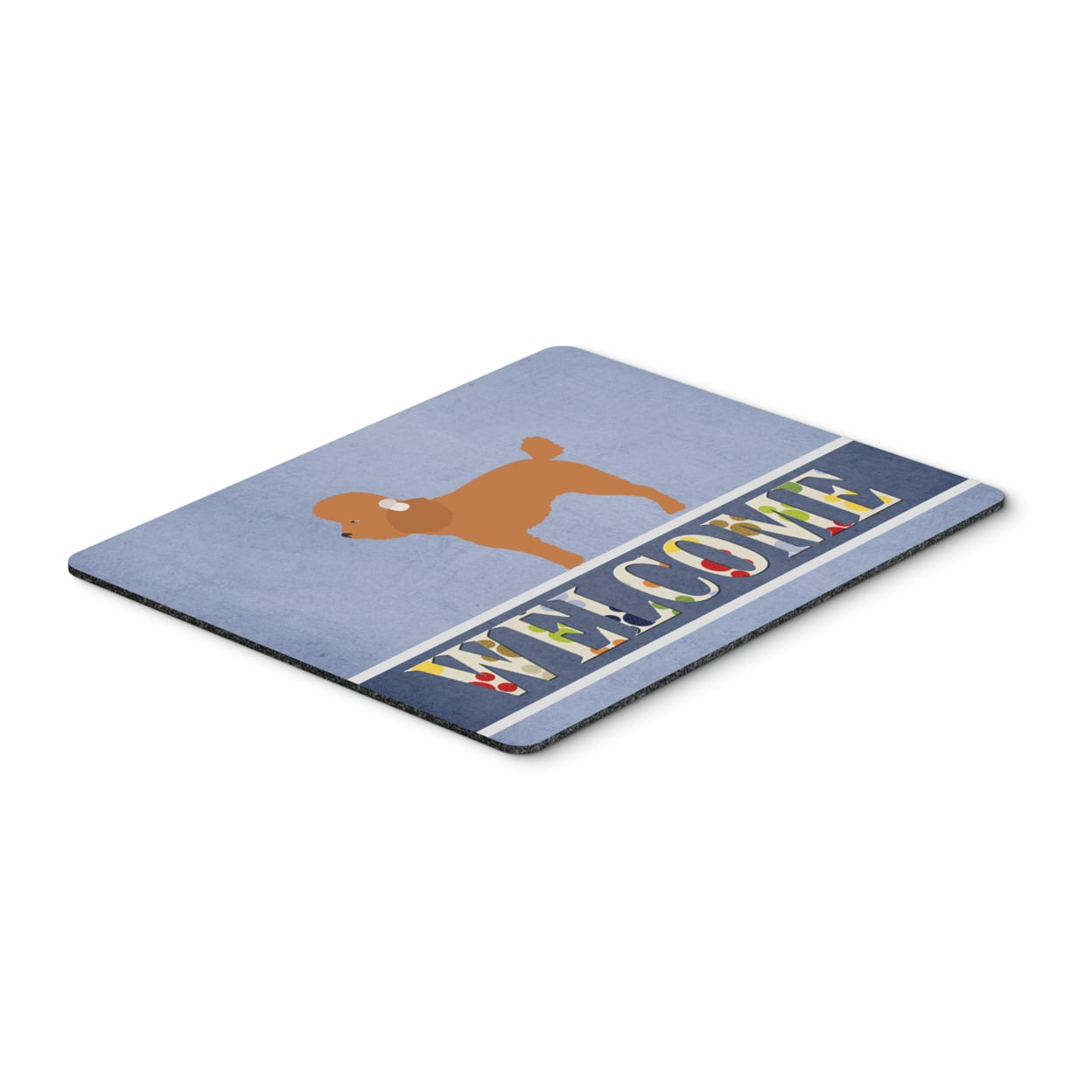 BB8316MP Toy Poodle Welcome Mouse Pad, Hot Pad Or Trivet