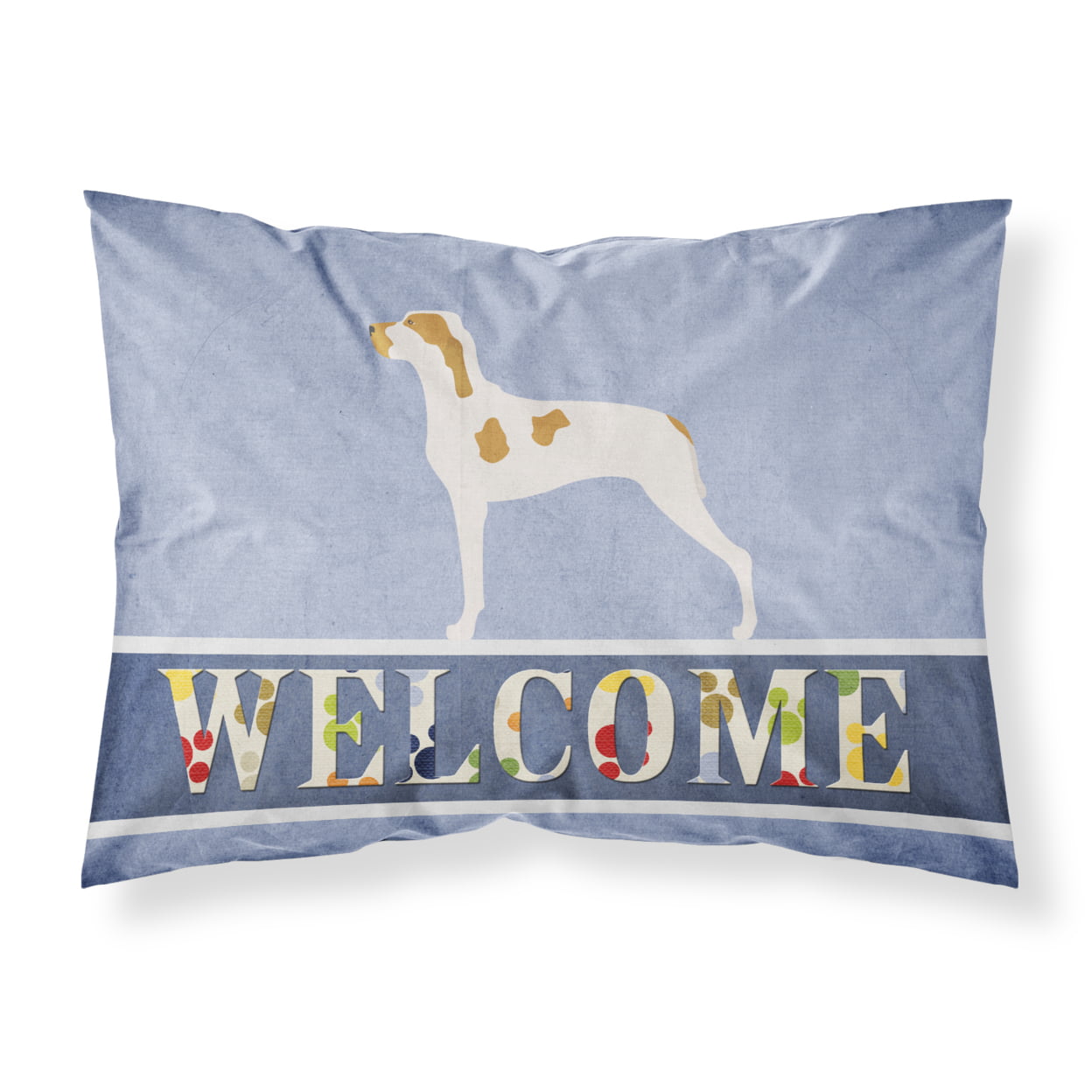 BB8272PILLOWCASE Ariege Pointer Welcome Fabric Standard Pillowcase