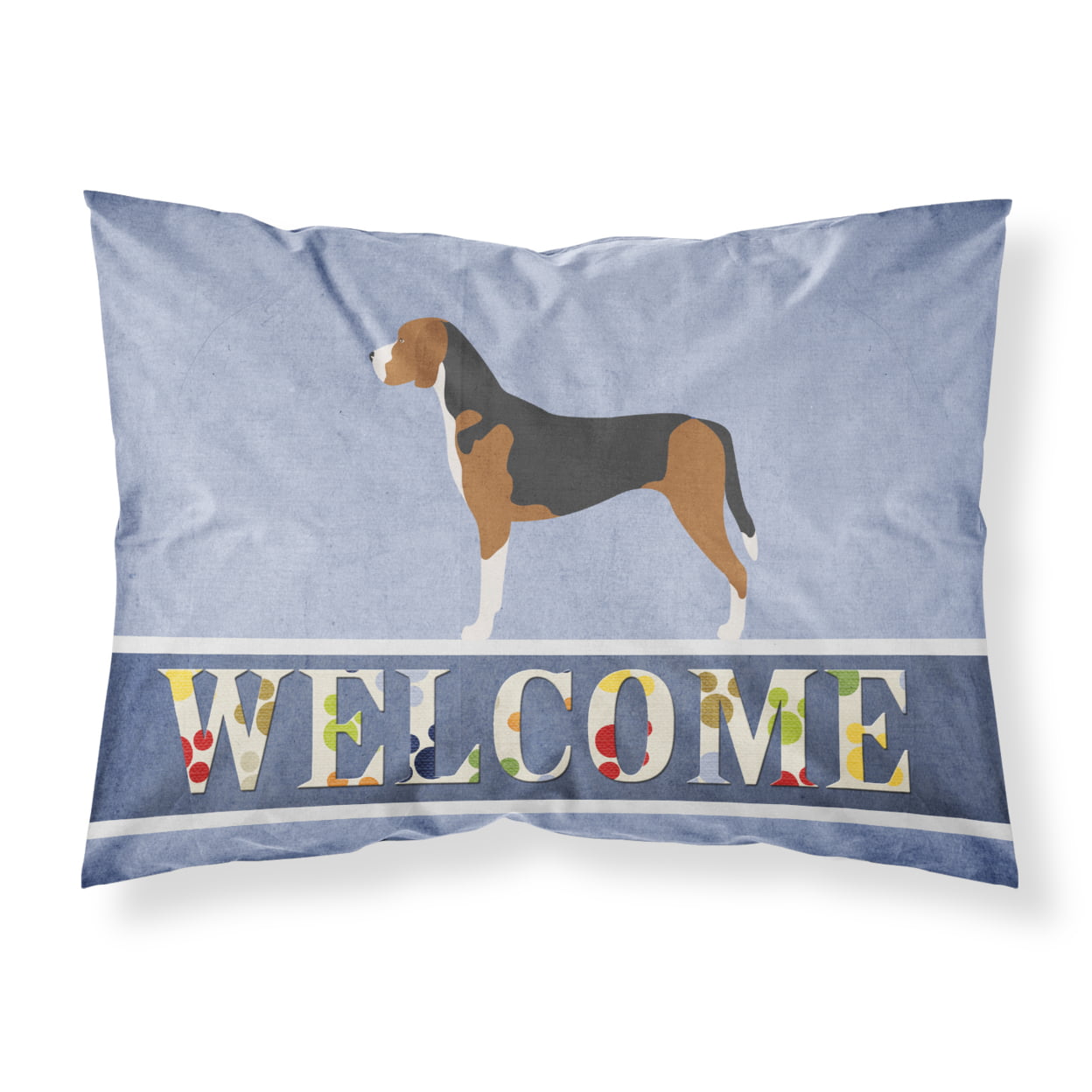 Hamiltonstovare Welcome Fabric Standard Pillowcase - Multi-Colored - Standard