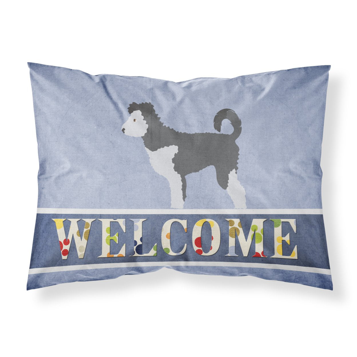 Pumi Welcome Fabric Standard Pillowcase - Multi-Colored - Standard