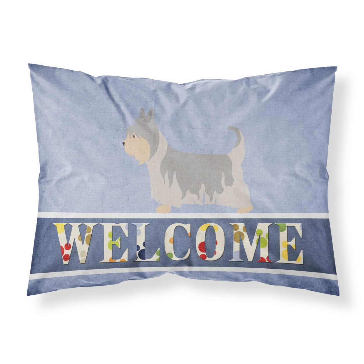 Australian Silky Terrier Welcome Fabric Standard Pillowcase