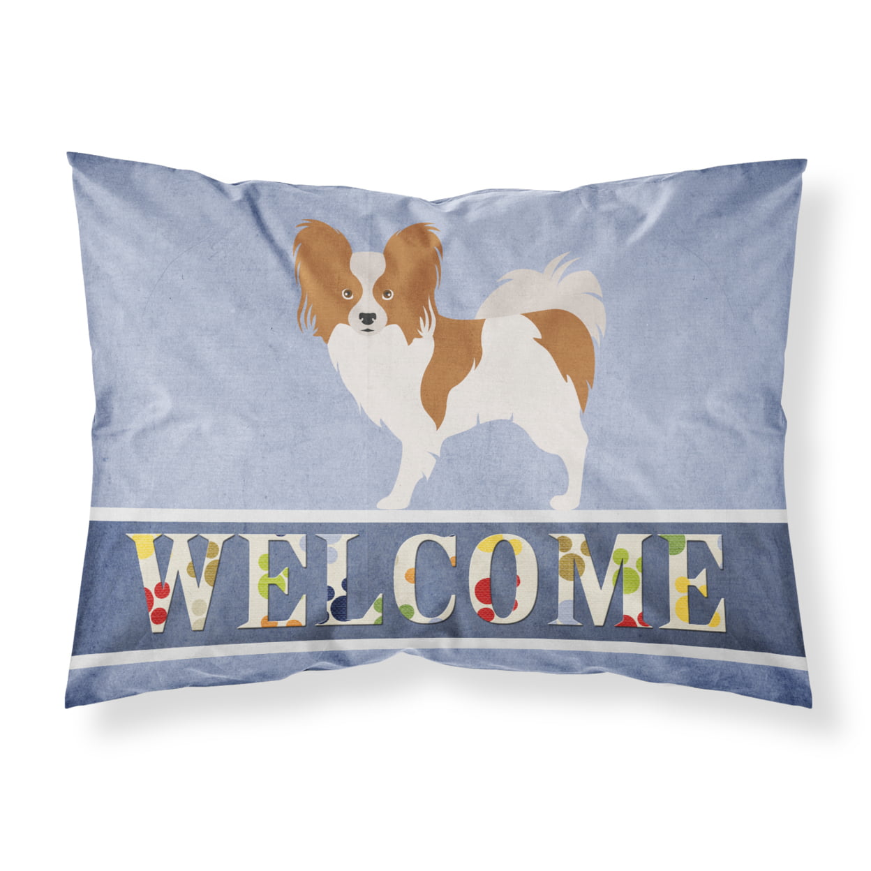 BB8310PILLOWCASE Papillon Welcome Fabric Standard Pillowcase