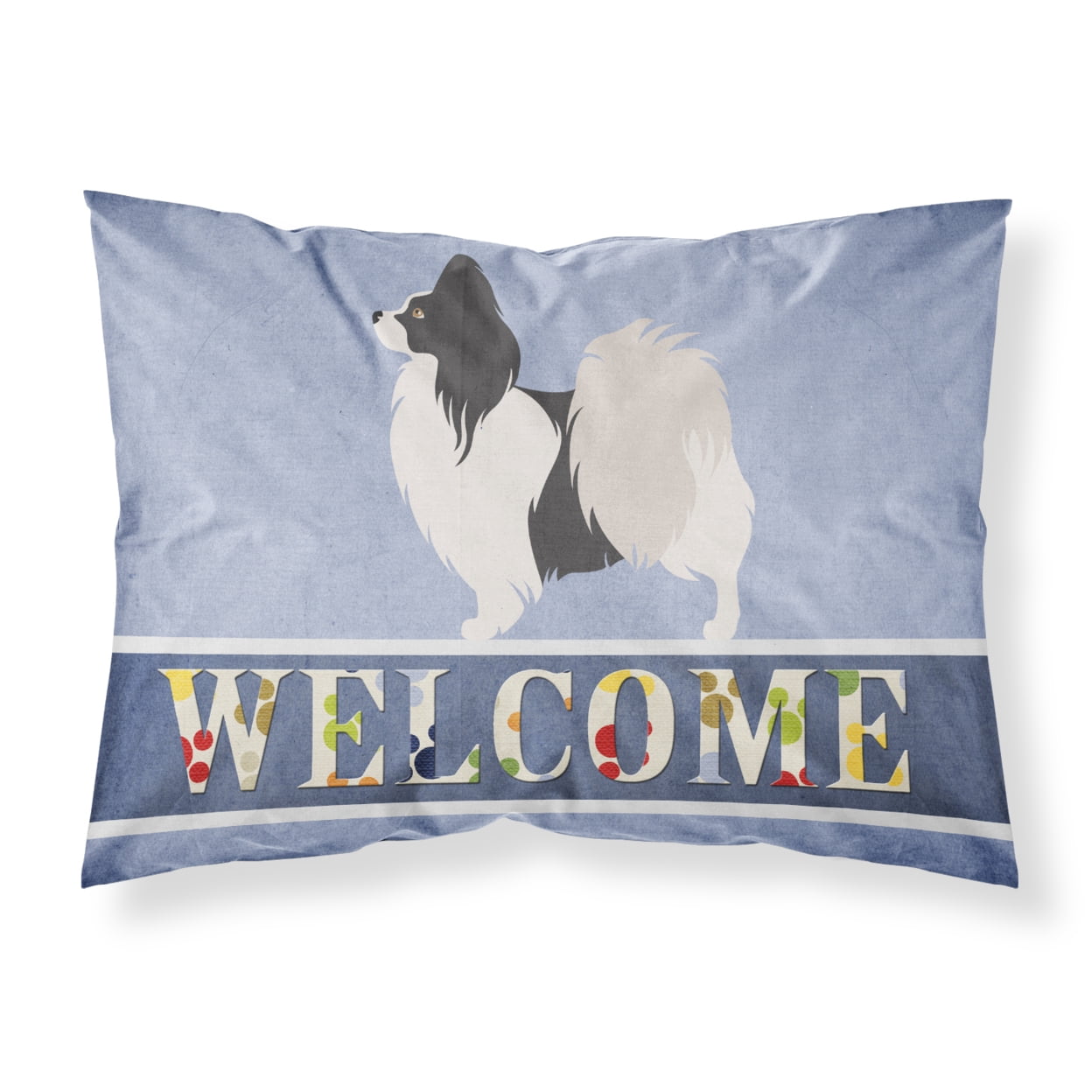 BB8322PILLOWCASE Papillon Welcome Fabric Standard Pillowcase