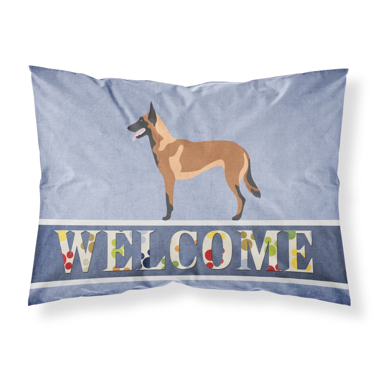 Picture of Carolines Treasures BB8332PILLOWCASE Malinois Belgian Shepherd Fabric Standard Pillowcase