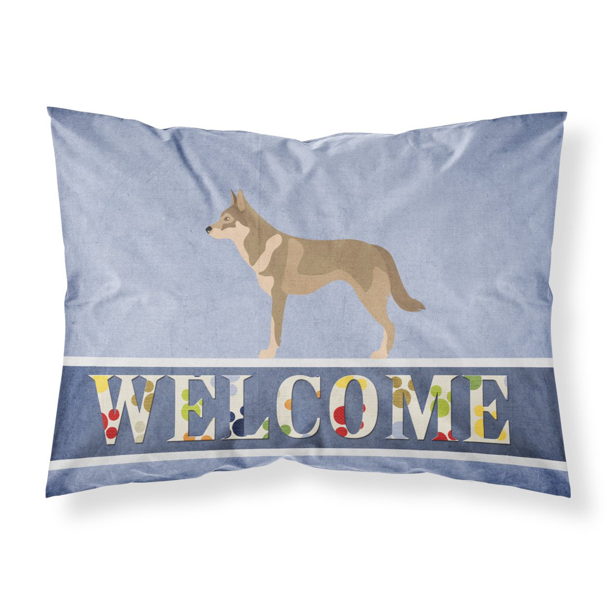 Czechoslovakian Wolfdog Fabric Standard Pillowcase - Multi-Colored - Standard