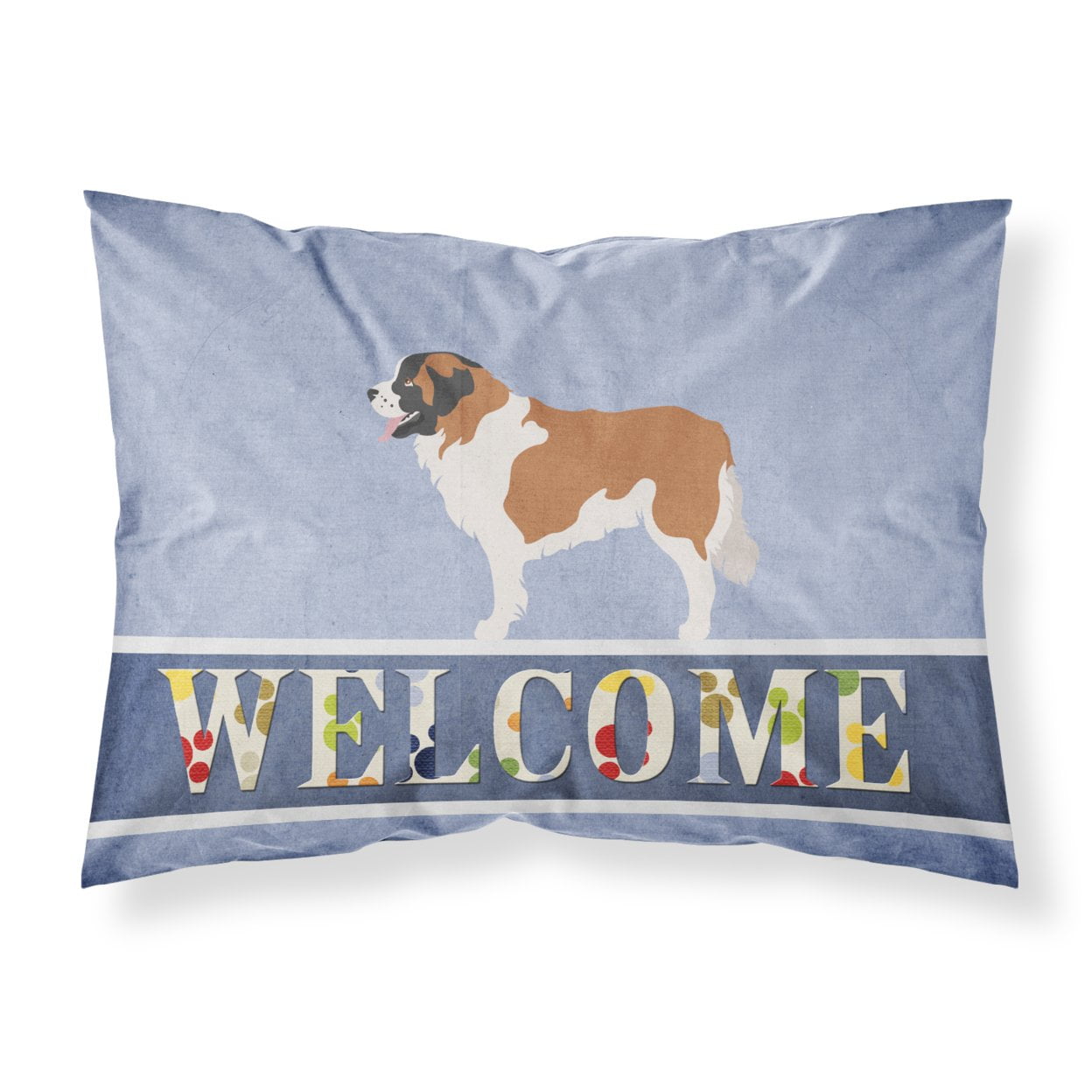 Moscow Watchdog Fabric Standard Pillowcase - Multi-Colored - Standard