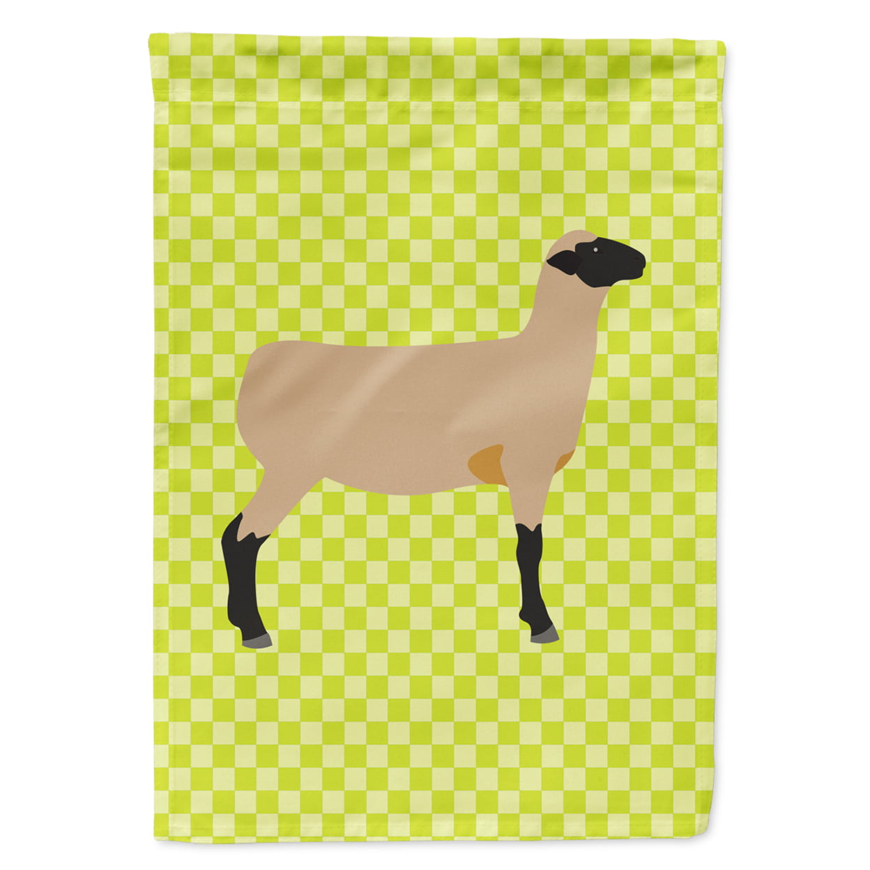 Hampshire Down Sheep Green Flag Garden Size