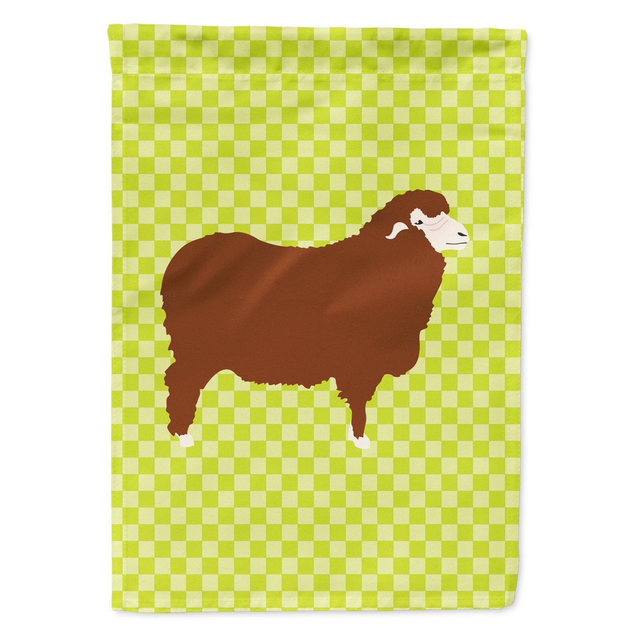 Merino Sheep Green Flag Garden Size