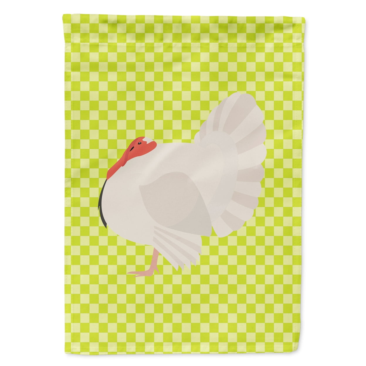 White Holland Turkey Green Flag Garden Size