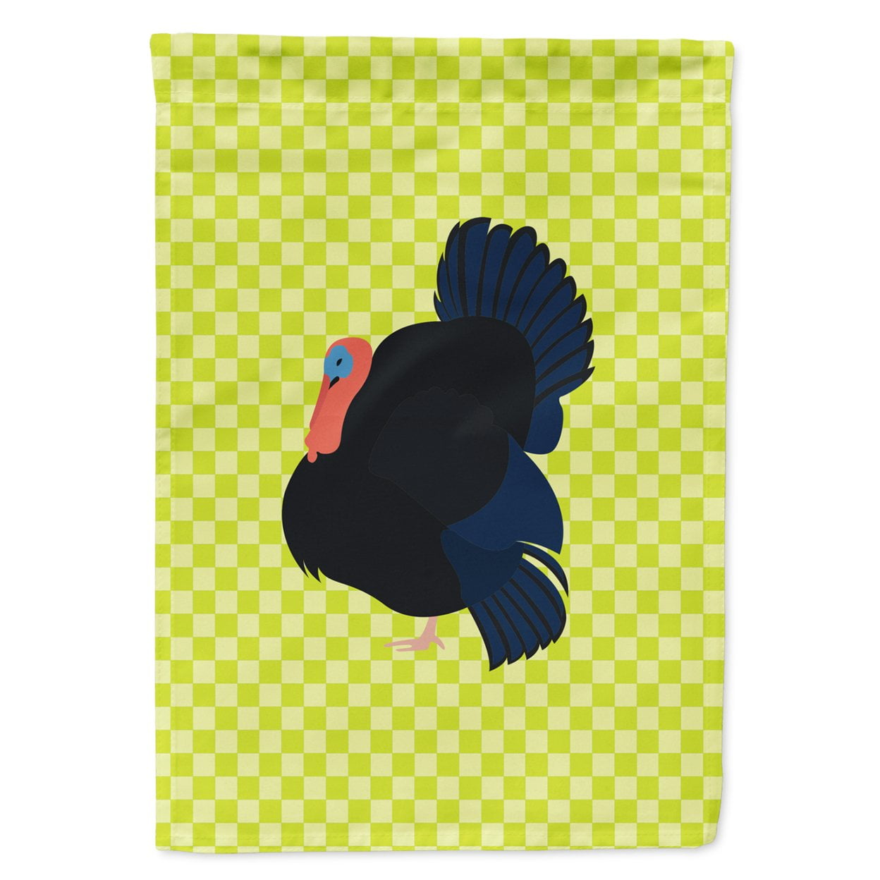 Norfolk Black Turkey Green Flag Garden Size