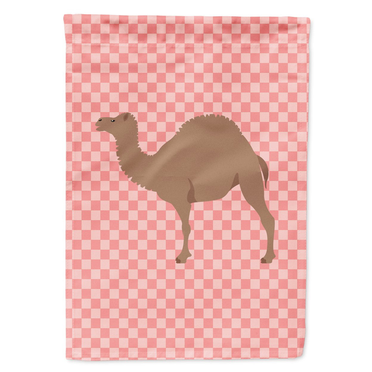 F1 Hybrid Camel Pink Check Flag Garden Size