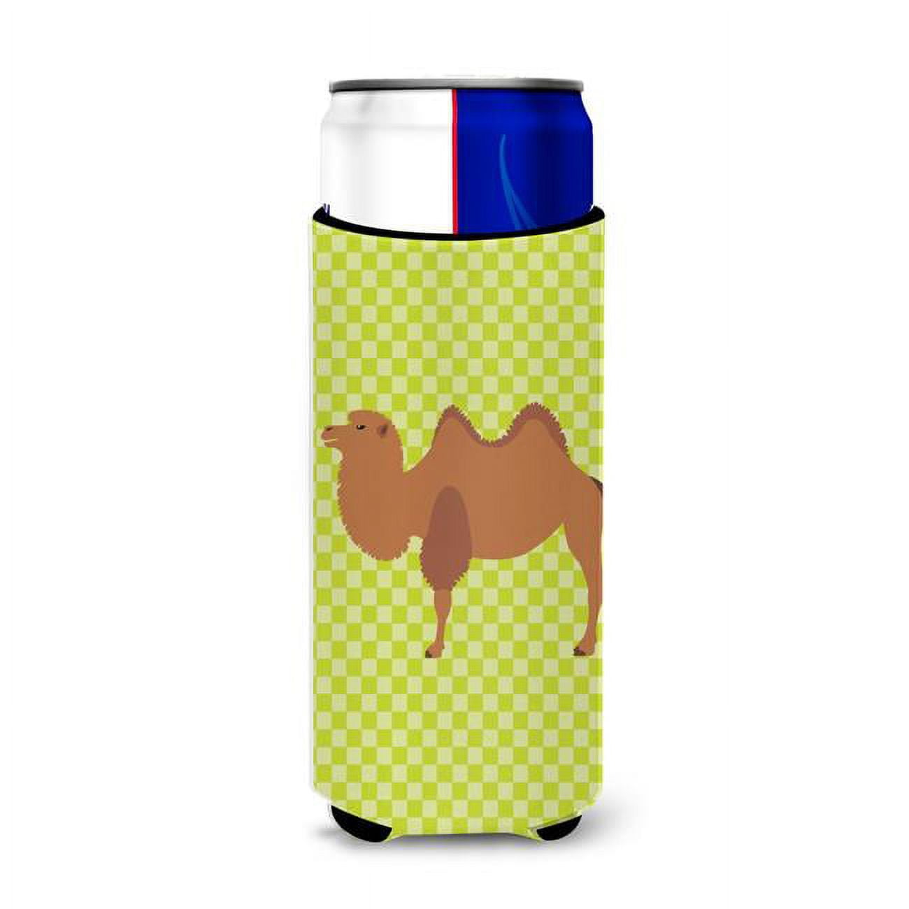 Picture of Carolines Treasures BB7644MUK Bactrian Camel Green Michelob Ultra Hugger for Slim Cans