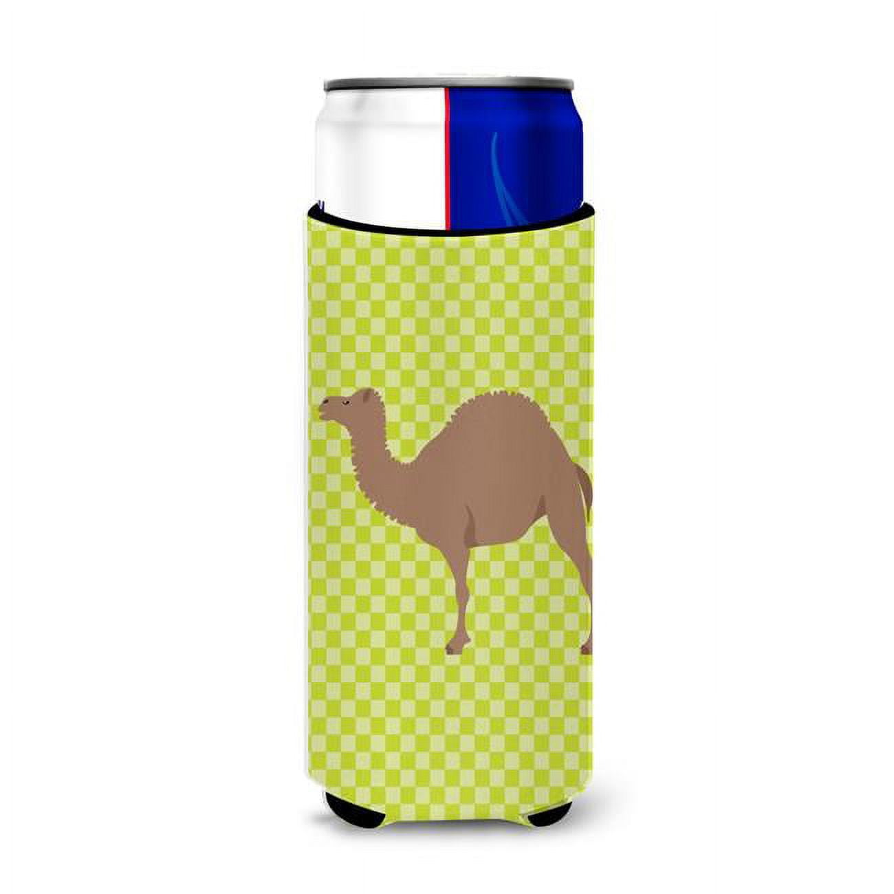 Picture of Carolines Treasures BB7645MUK F1 Hybrid Camel Green Michelob Ultra Hugger for Slim Cans