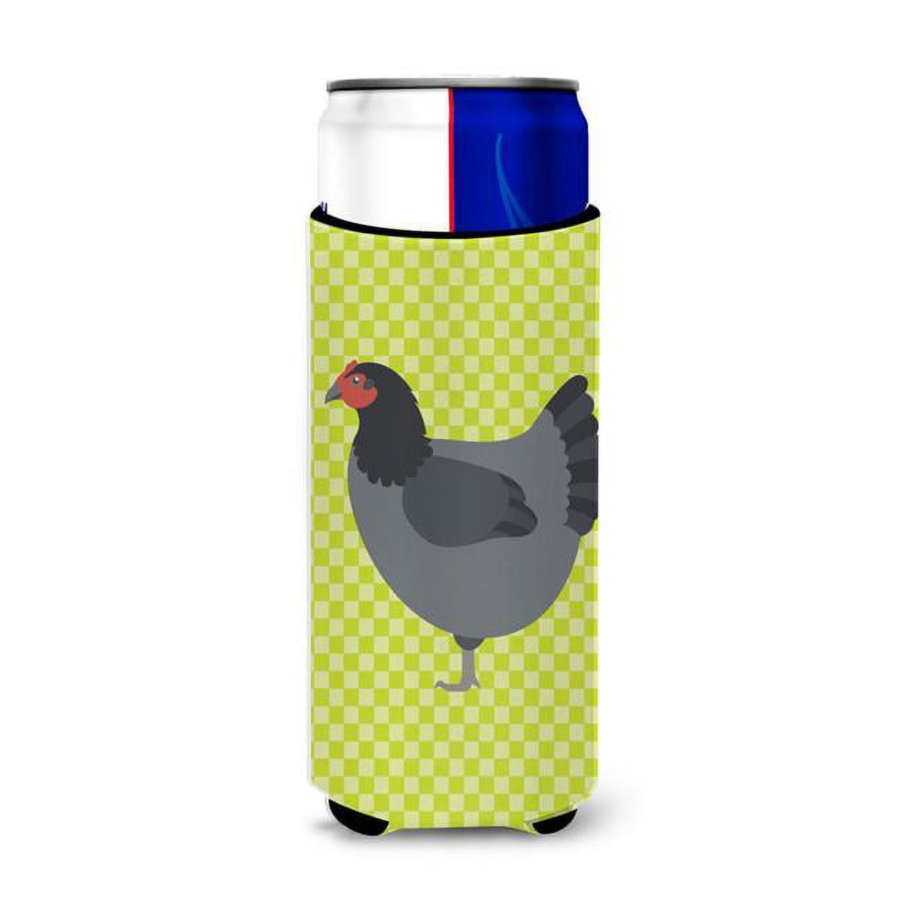 Picture of Carolines Treasures BB7661MUK Jersey Giant Chicken Green Michelob Ultra Hugger for Slim Cans