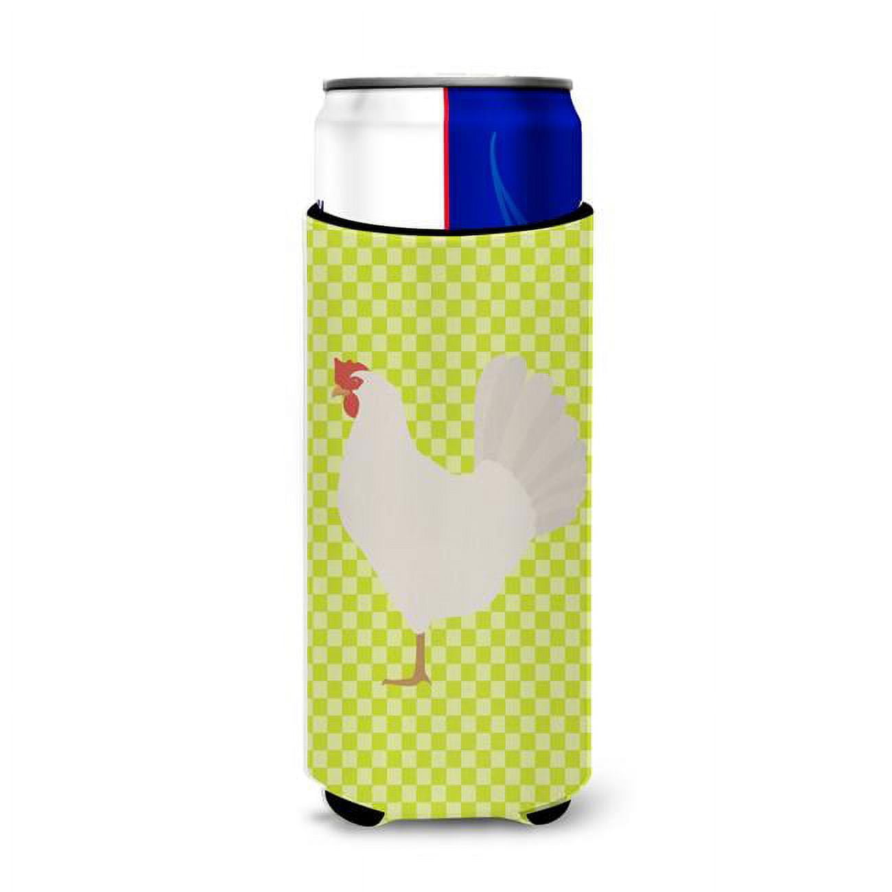 Picture of Carolines Treasures BB7666MUK Leghorn Chicken Green Michelob Ultra Hugger for Slim Cans