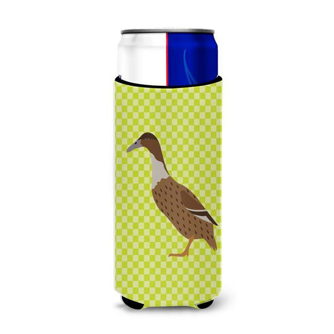 Picture of Carolines Treasures BB7687MUK Dutch Hook Bill Duck Green Michelob Ultra Hugger for Slim Cans