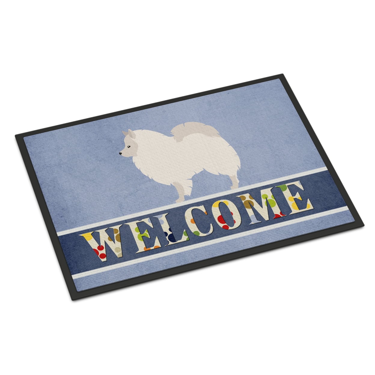 BB8317MAT German Spitz Welcome Indoor or Outdoor Mat - 18 x 27 in.