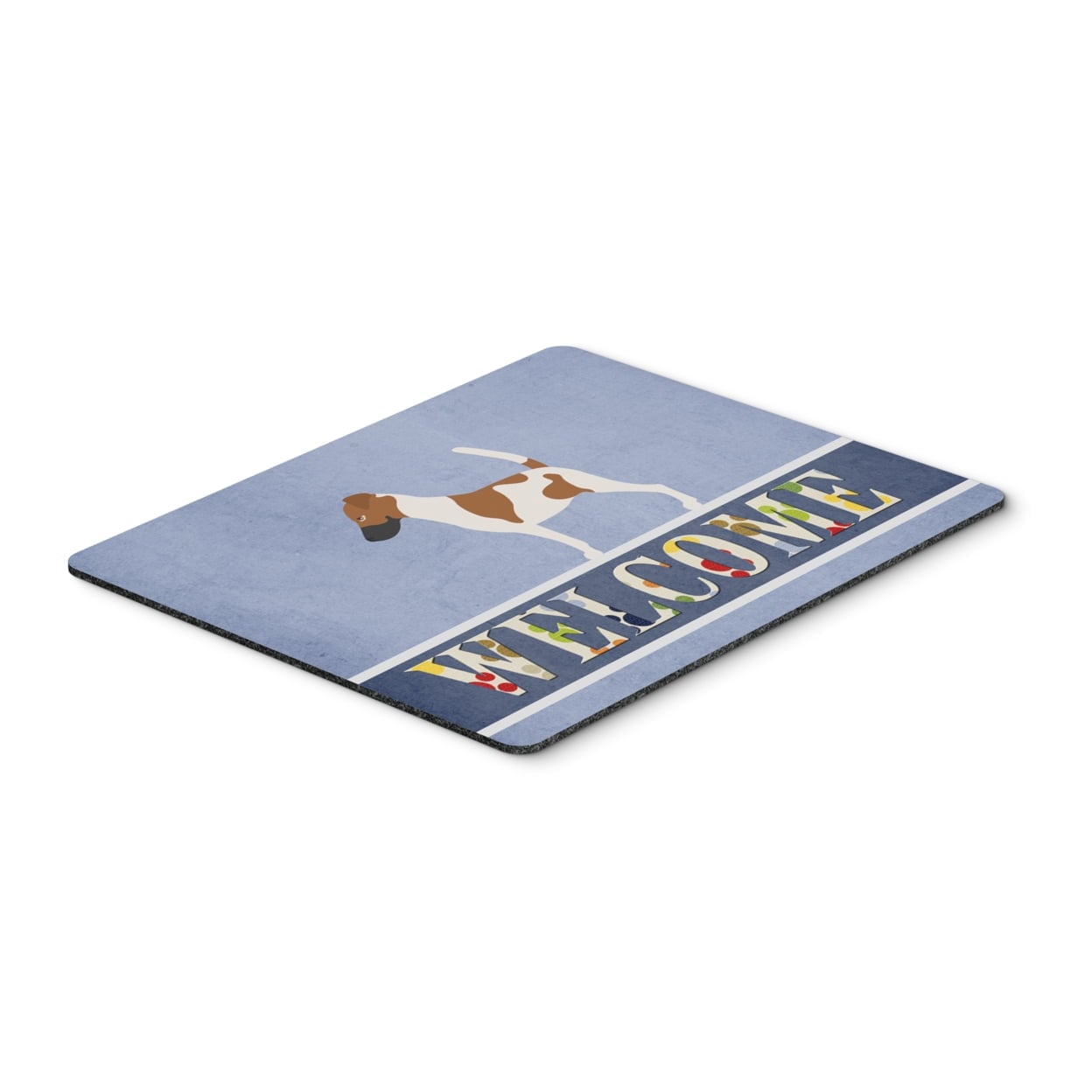 BB8279MP Smooth Fox Terrier Welcome Mouse Pad, Hot Pad or Trivet