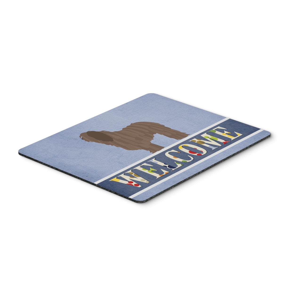 BB8291MP Bergamasco Shepherd Welcome Mouse Pad, Hot Pad or Trivet