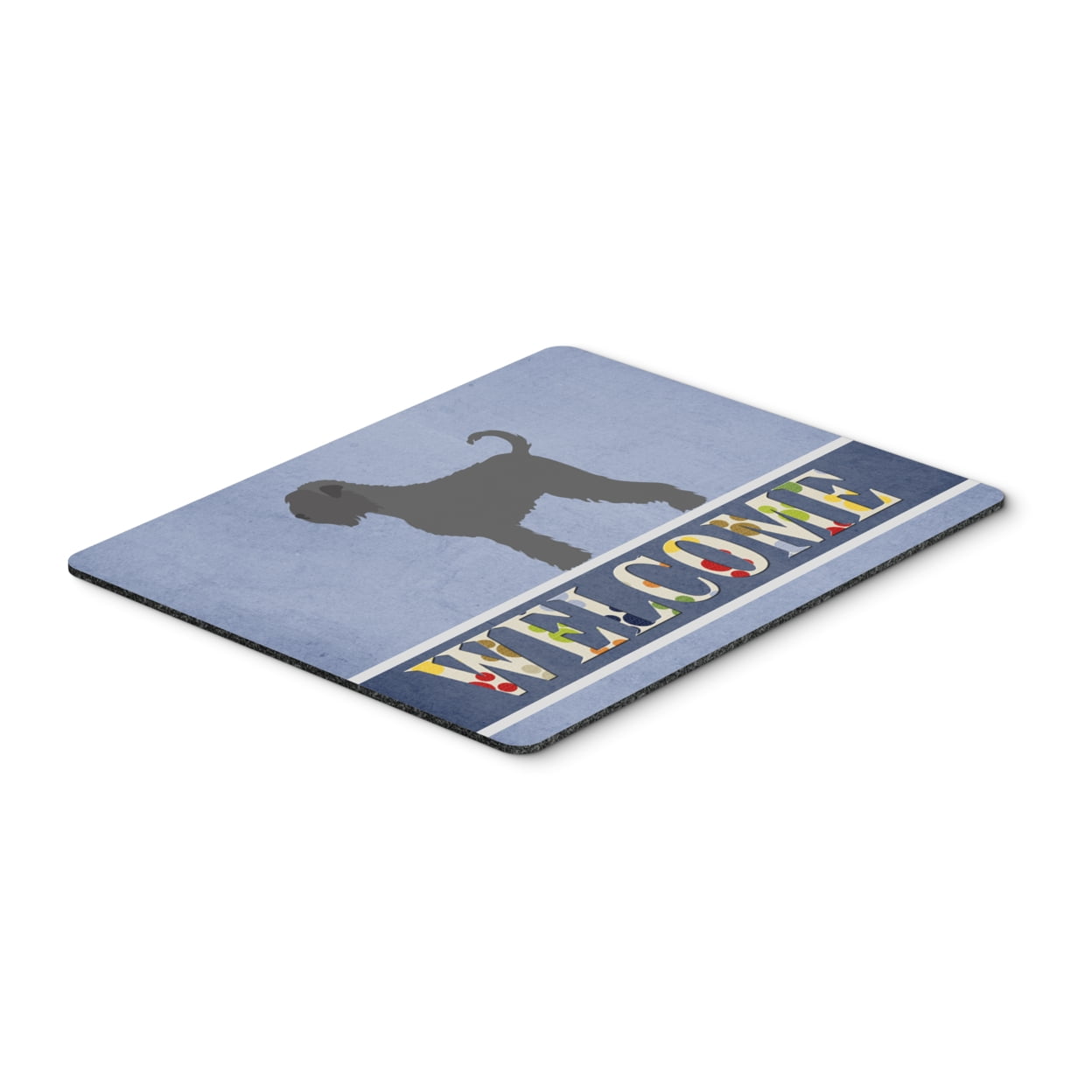 BB8293MP Black Russian Terrier Welcome Mouse Pad, Hot Pad or Trivet