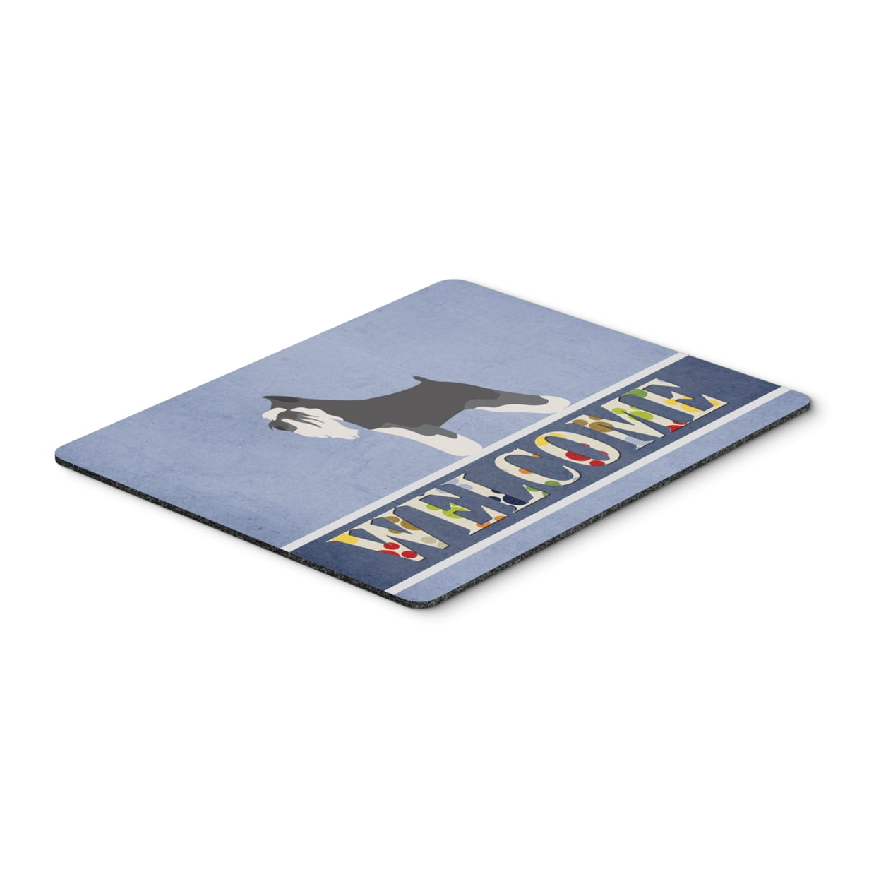 BB8298MP Miniature Schnauzer Welcome Mouse Pad, Hot Pad or Trivet