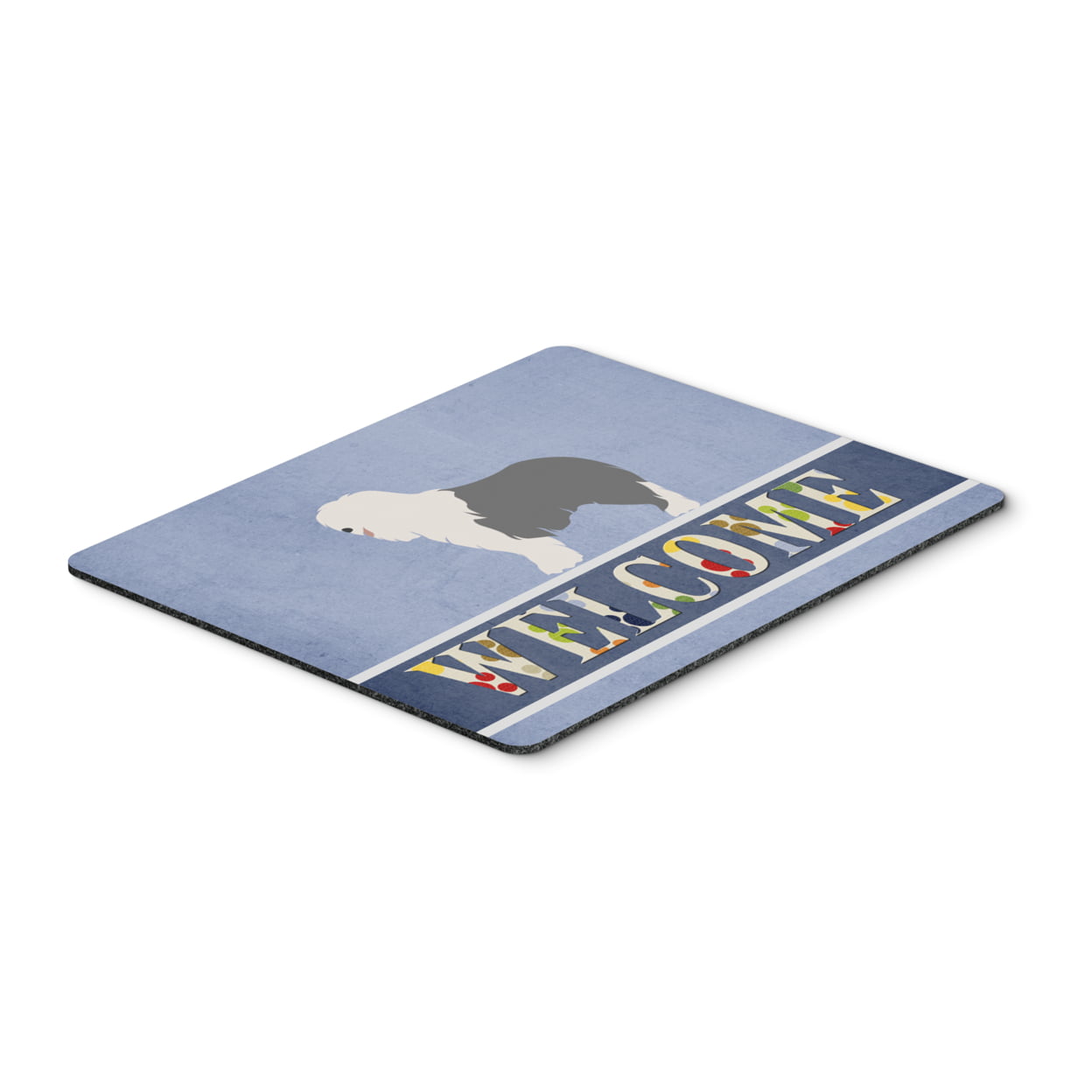 BB8304MP Old English Sheepdog Welcome Mouse Pad, Hot Pad or Trivet