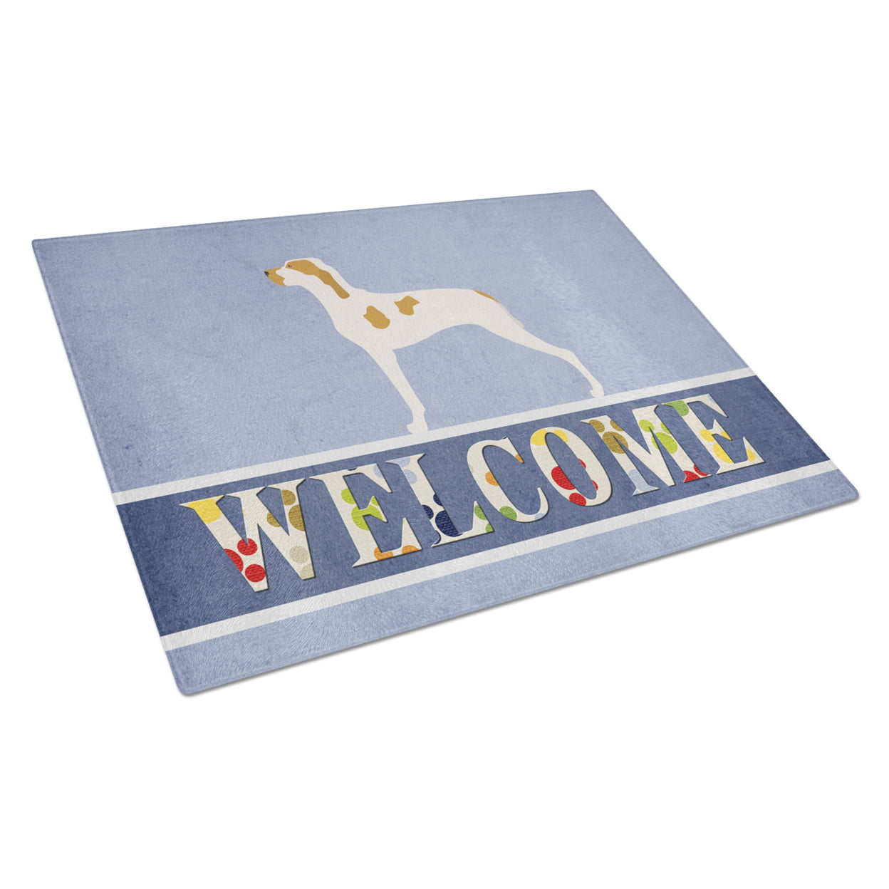 Ariege Pointer Welcome Glass Cutting Board - Large