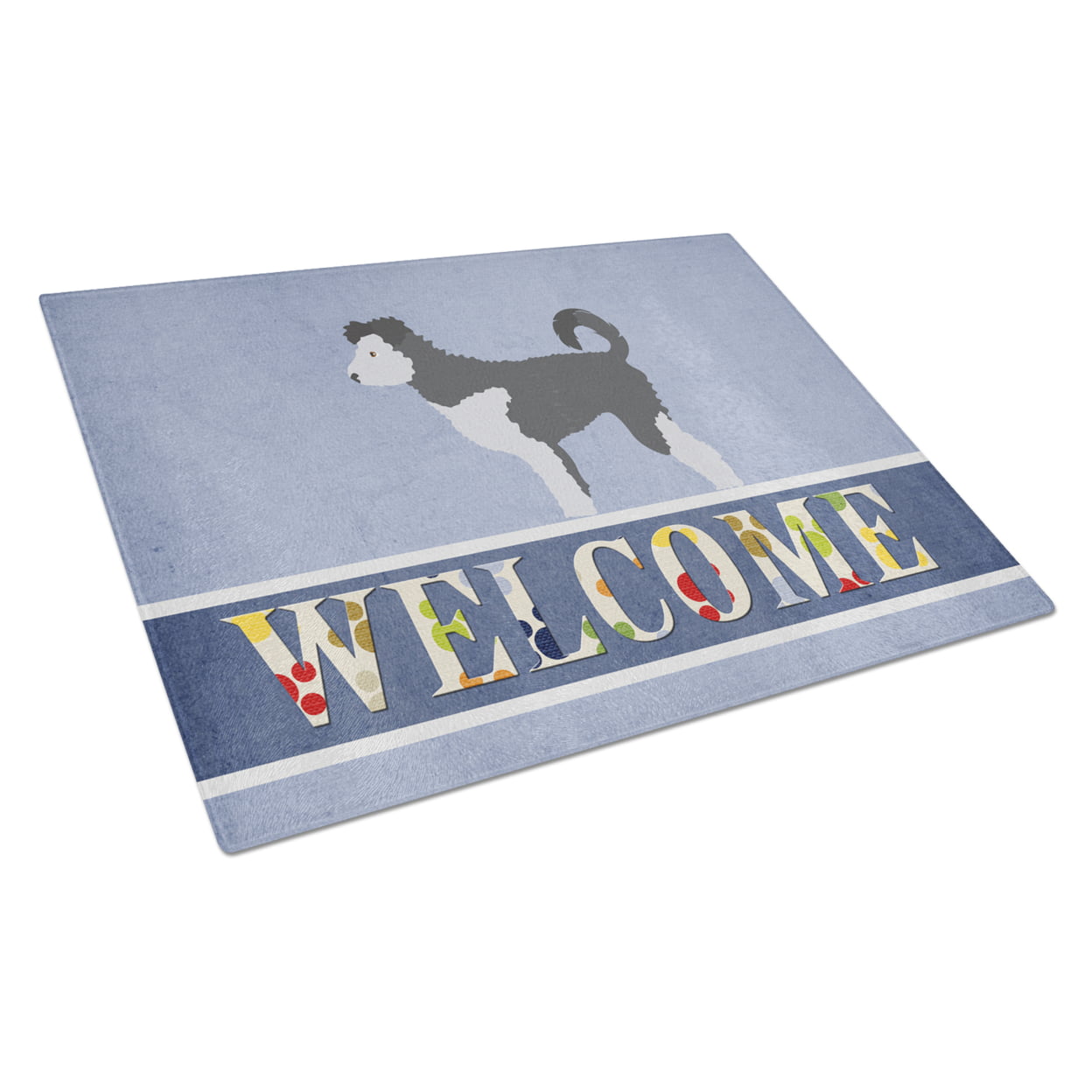 Pumi Welcome Glass Cutting Board - Large