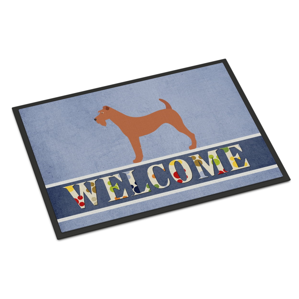 Irish Terrier Welcome Indoor or Outdoor Mat - 18 x 27 in.