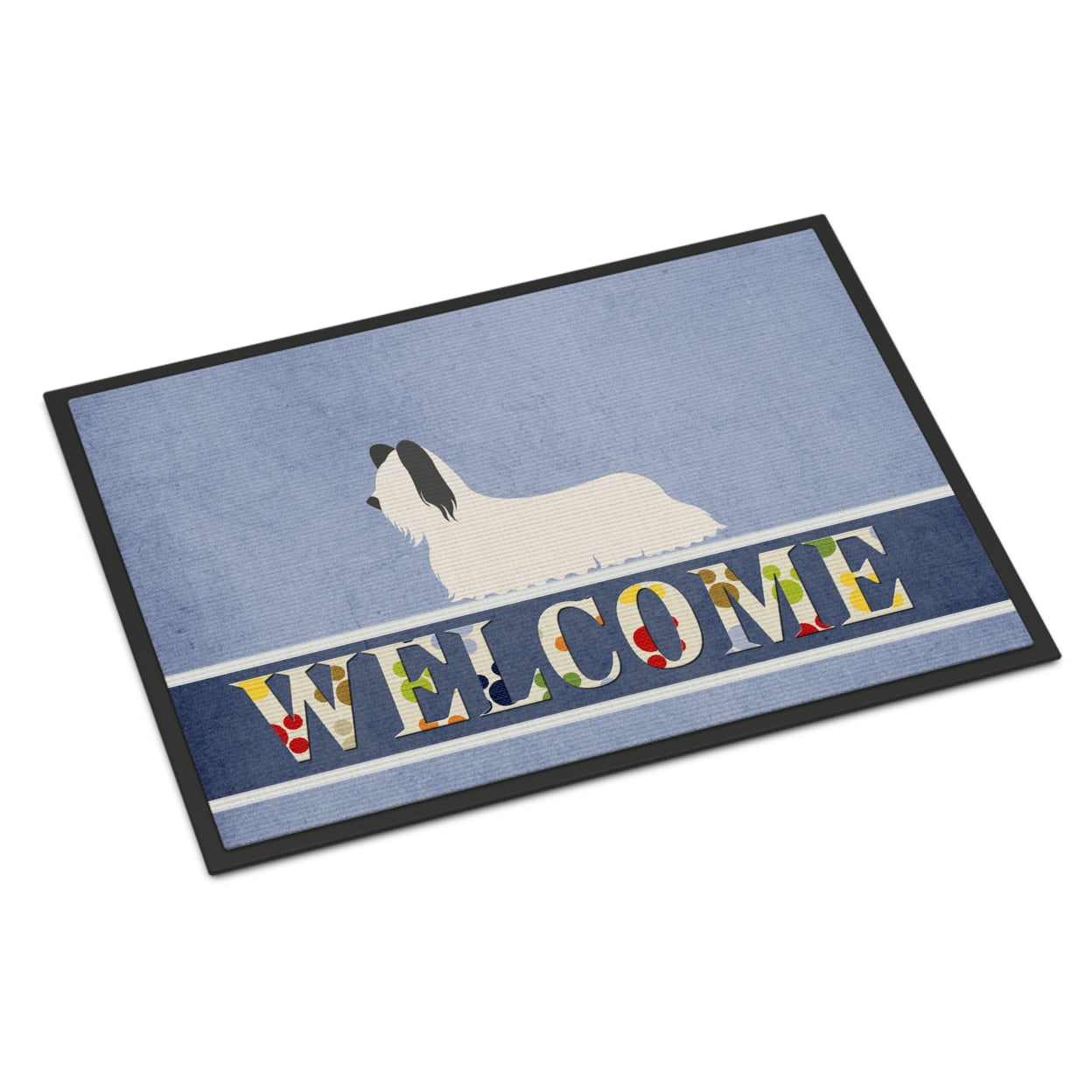 Skye Terrier Welcome Indoor or Outdoor Mat - 18 x 27 in.