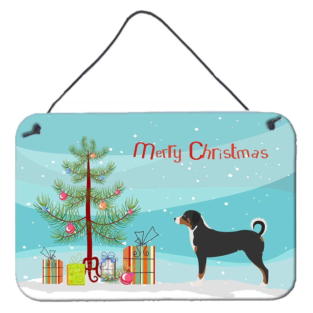 Picture of Carolines Treasures BB8450DS812 Appenzeller Sennenhund Christmas Wall or Door Hanging Prints