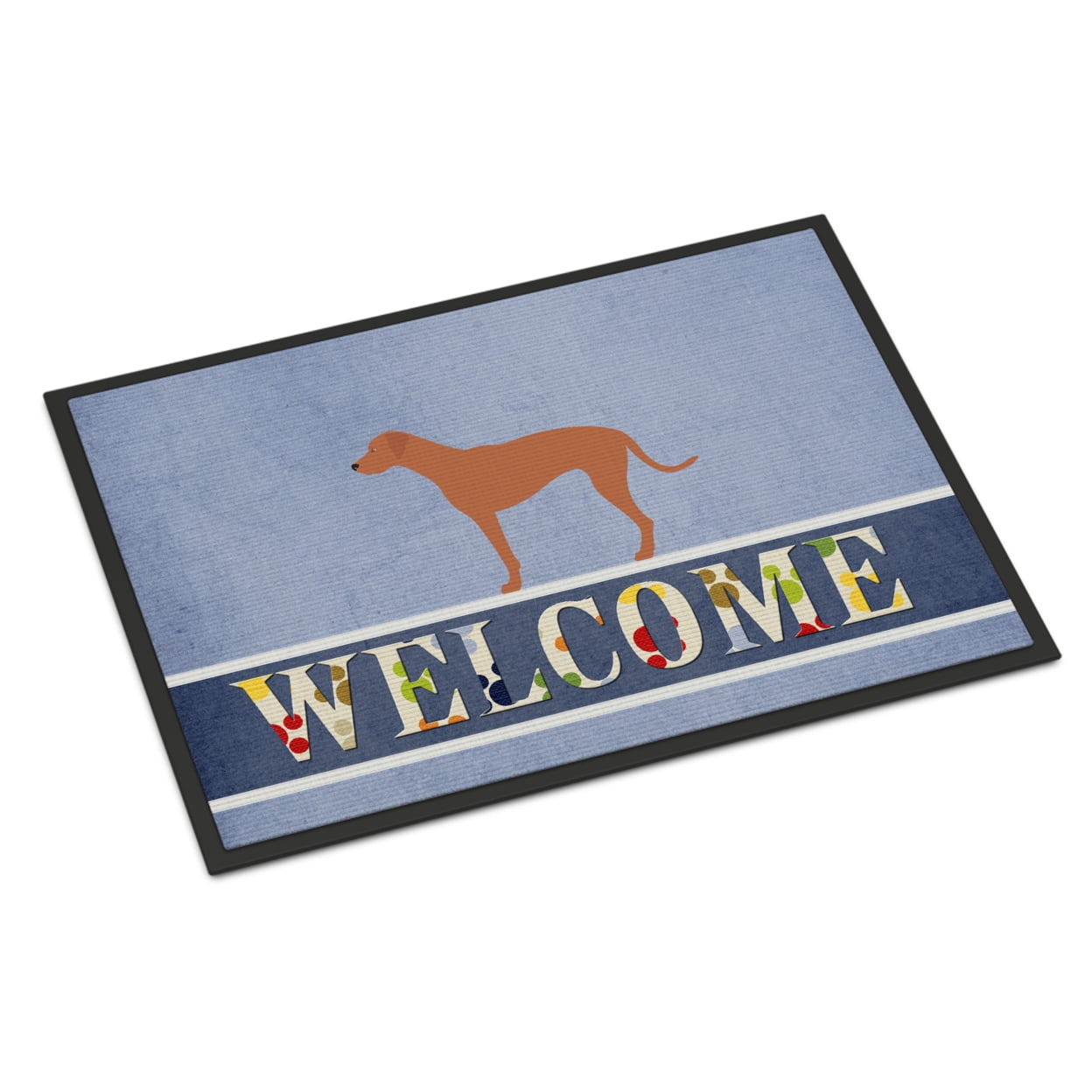 Rhodesian Ridgeback Welcome Indoor or Outdoor Mat - 24 x 36 in.
