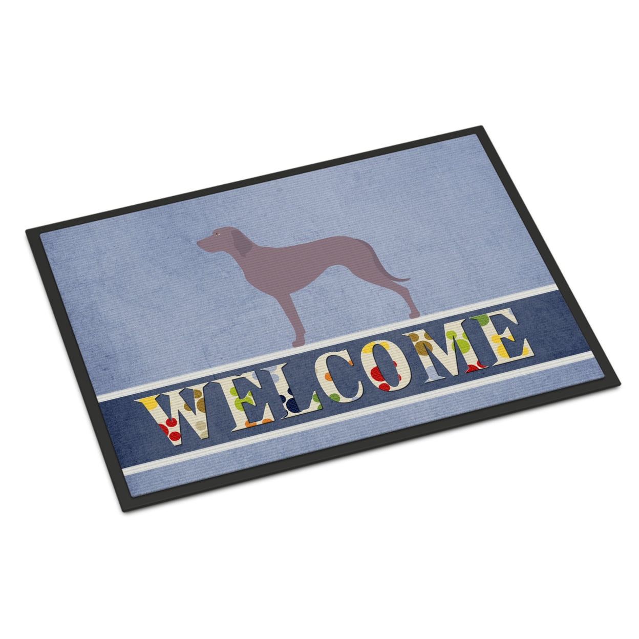 Weimaraner Welcome Indoor or Outdoor Mat - 24 x 36 in.