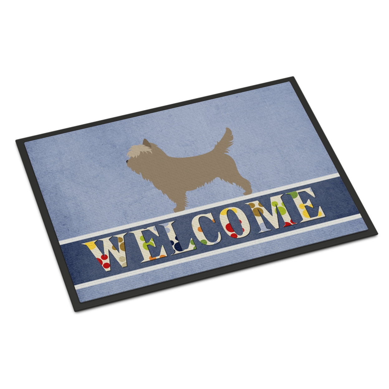 Cairn Terrier Welcome Indoor or Outdoor Mat - 24 x 36 in.