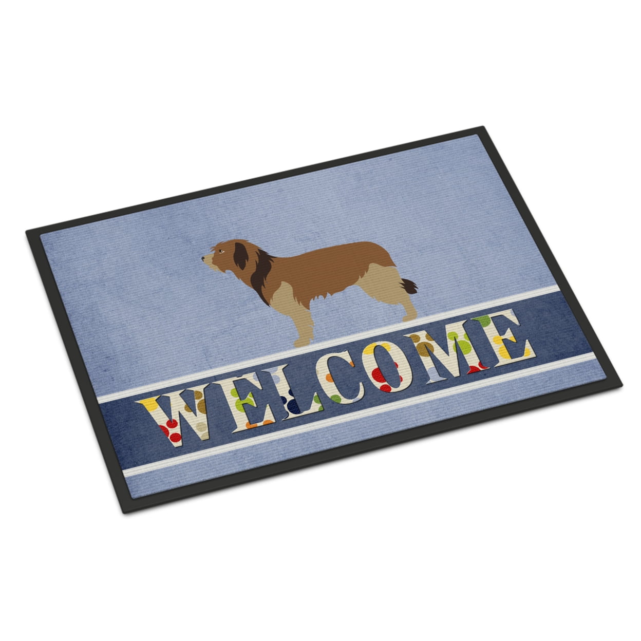 Picture of Carolines Treasures BB8295JMAT Catalan Sheepdog Welcome Indoor or Outdoor Mat - 24 x 36 in.