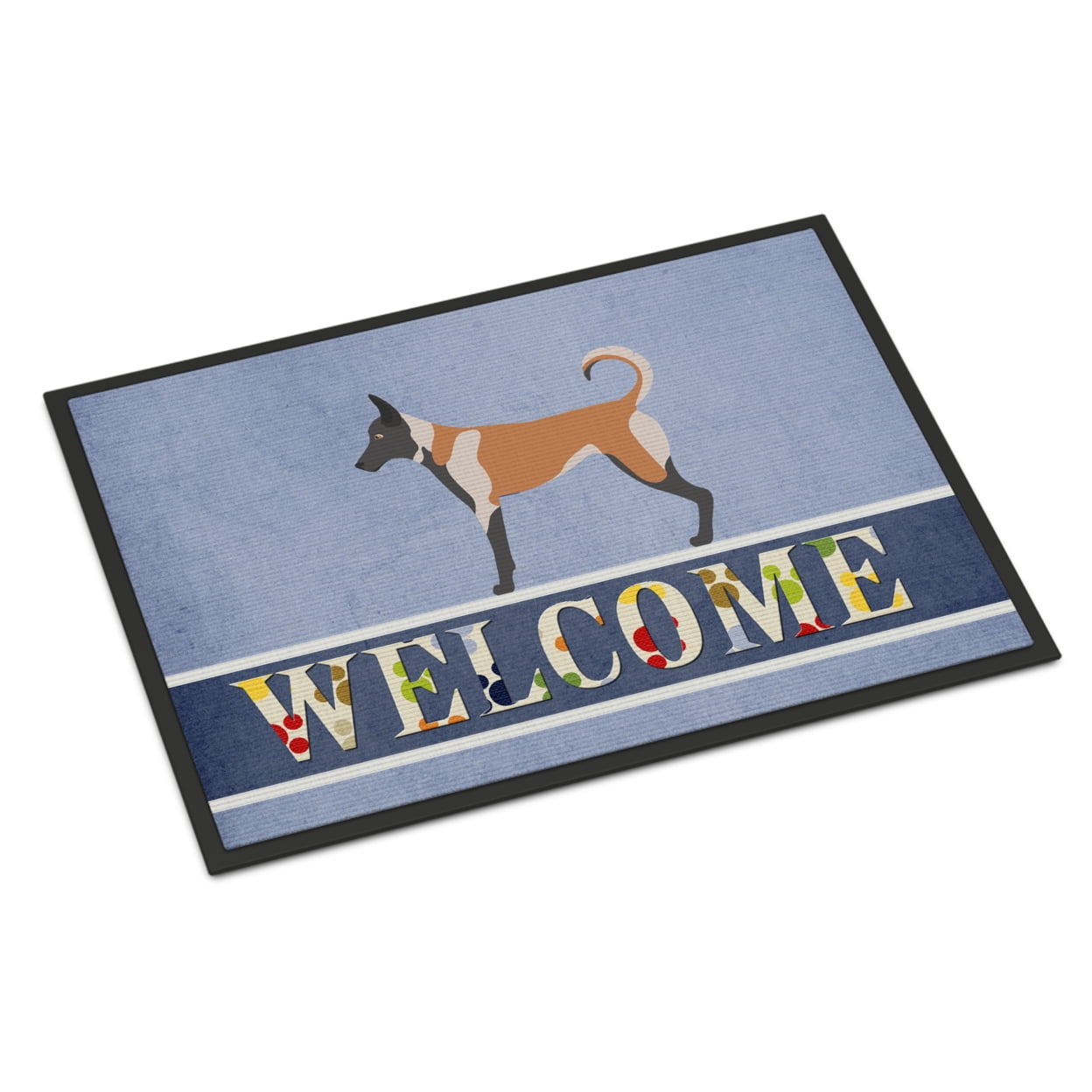 Malinois Welcome Indoor or Outdoor Mat - Multicolor - 24 x 36 in.